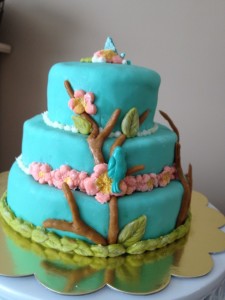 3 Tiered Spring Cake