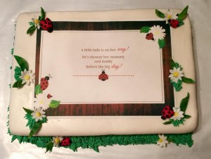 Baby Shower Cake - Strawberry Shortcake    