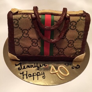 Gucci Purse Cannolli Cake                                                  