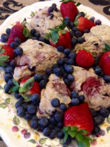 Decadent and heathy Oat Berry Scones                                    