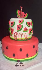 Egg Free Watermelon Cake