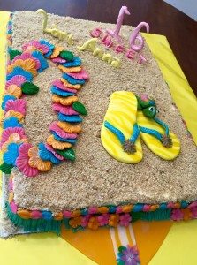 Hawaiin Luau Cake                                                       