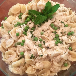 Orecchio-with-Fresh-Peas-Ricotta-and-Mint-in-Brown-Butter 