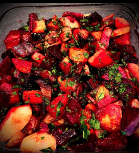 Roasted-Root-Vegetables-with-Black-Forest-Bacon 