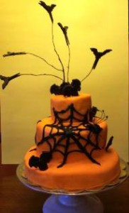 Halloween Spider Cake                                                                 