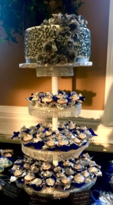 Wedding Anniversary Celebration - Vanilla Cake with Italian Lemon Buttercream - Mini Carrot Cupcakes with Italian Cream cheese Buttercream - Mini Red Velvet Cupcakes with Italian Cream cheese Buttercream